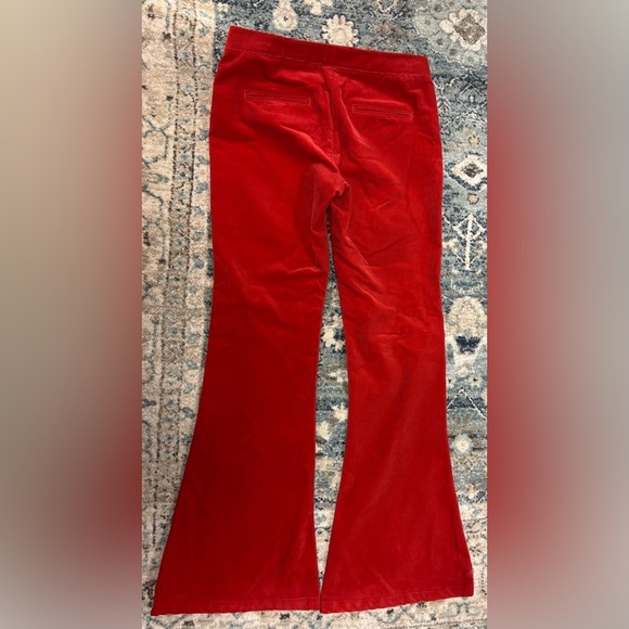 Theory Red Flare Corduroy Pants, size 4 - Picture 7 of 7